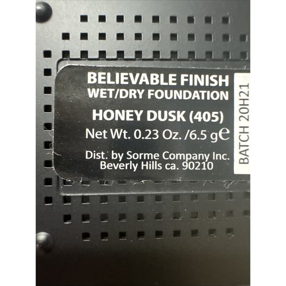 NIB Believable Finish Powder Foundation - Honey Dusk by Sorme Cosmetics 0.23 oz - Picture 3 of 3